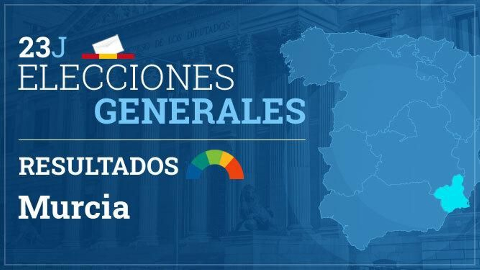 Resultados elecciones generales Murcia  2023