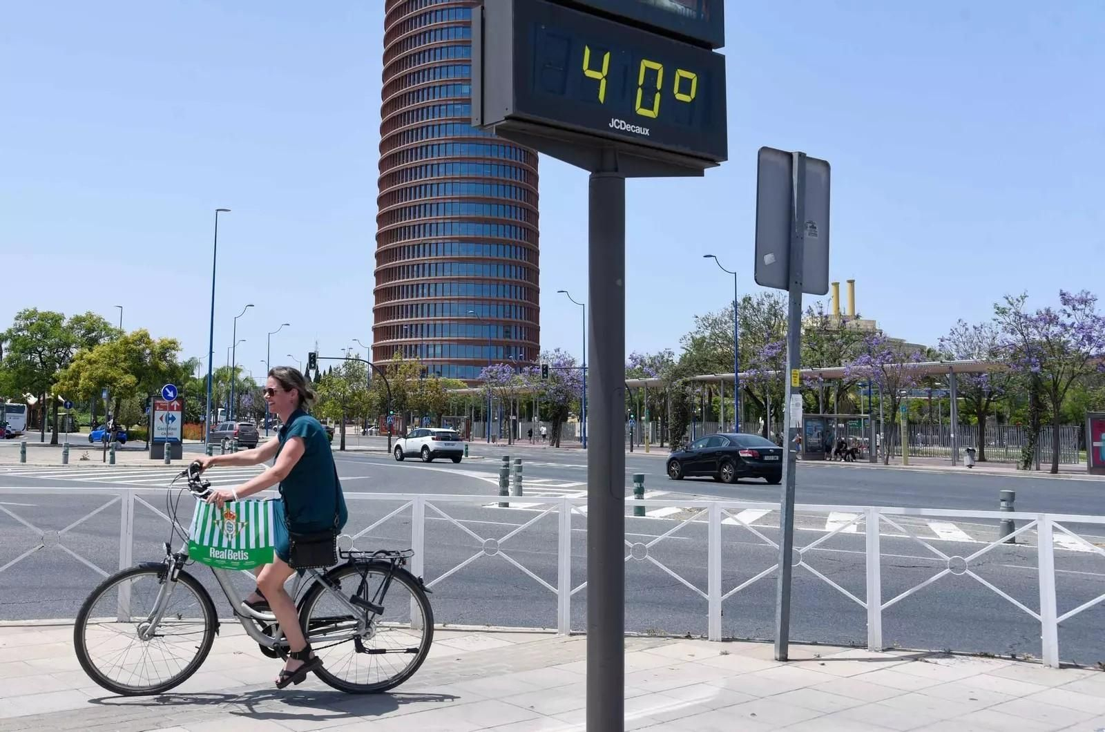 Un día de calor en Sevilla