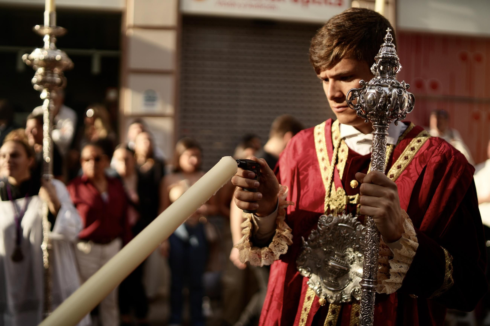 Salutación el Domingo de Ramos en Málaga, en imágenes