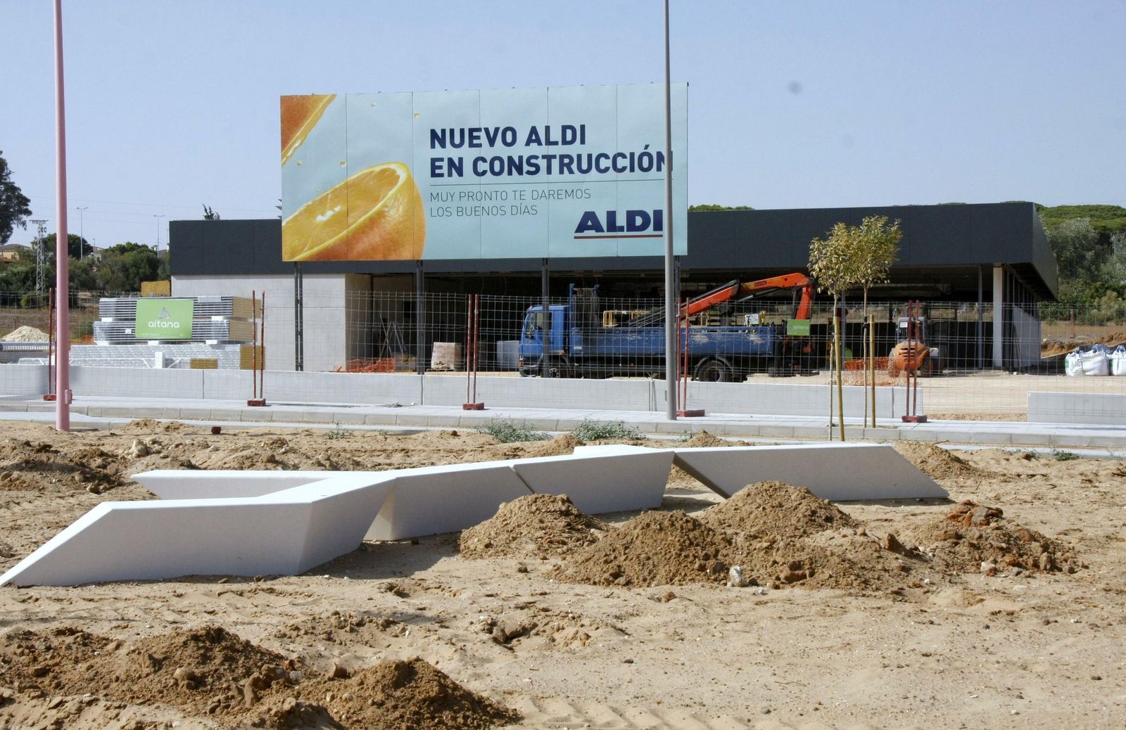 Una imagen de las obras que se están terminando de ejecutar.