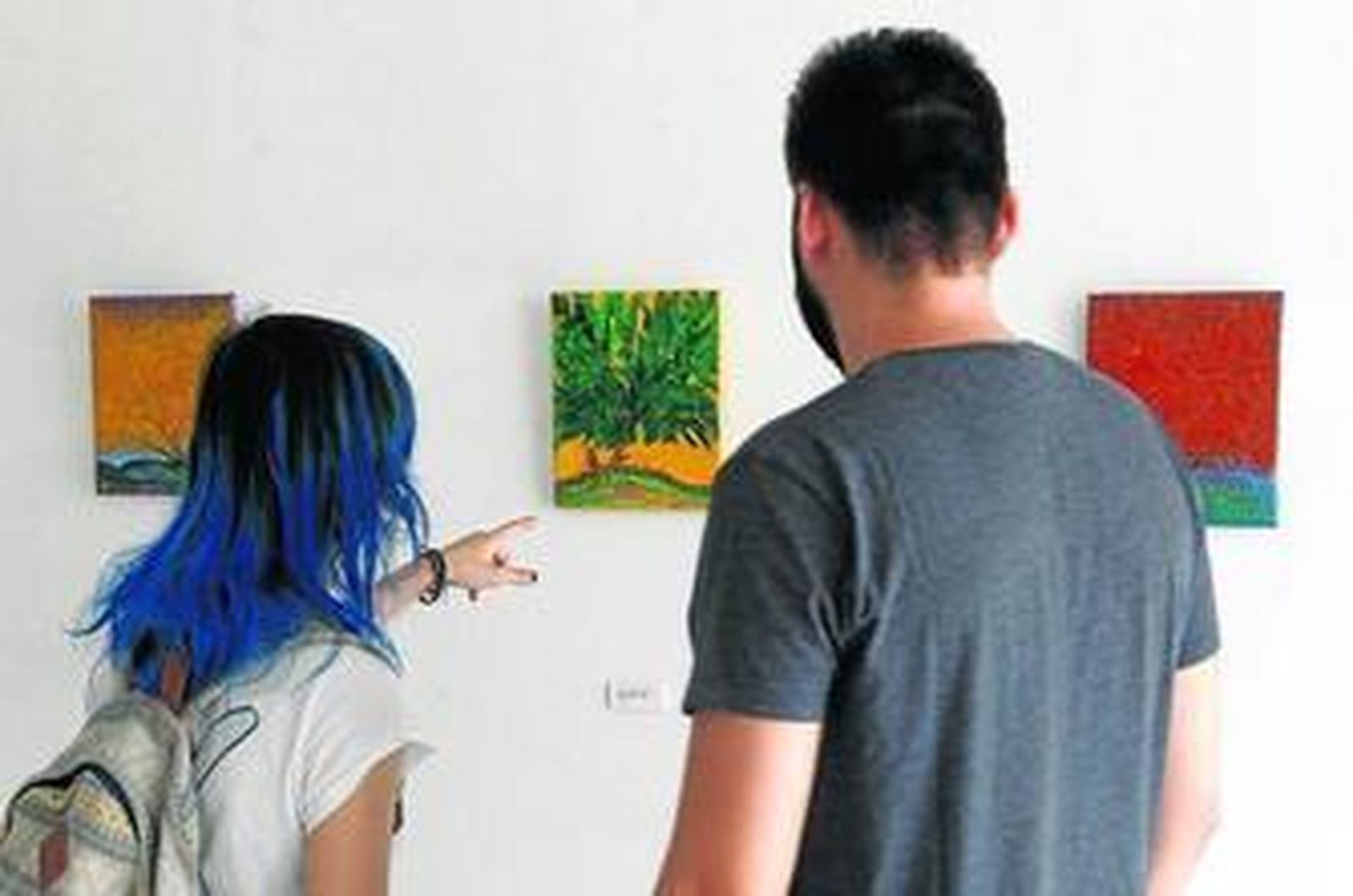 Imagen de la exposición de Alberto Calderón en la Casa de las Artes.