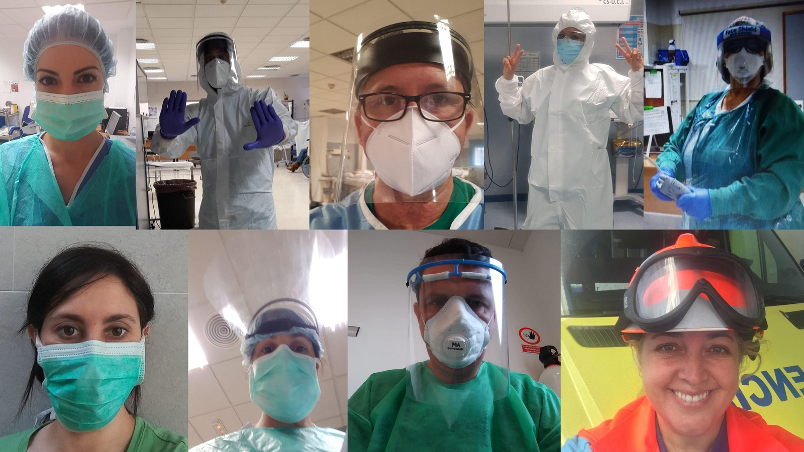 Galería: homenaje a los sanitarios del hospital de Jerez por el Día de la Enfermería