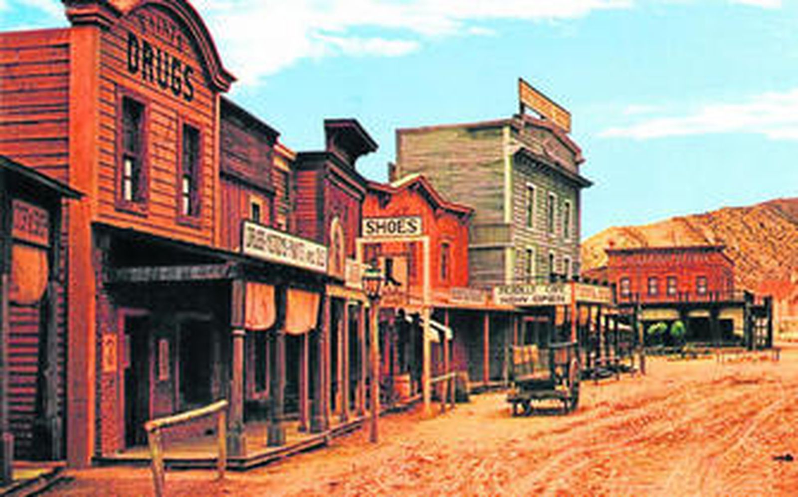 Uno de los poblados del Oeste de Tabernas por donde hace cerca de 50 años cabalgó Clint Eastwood.