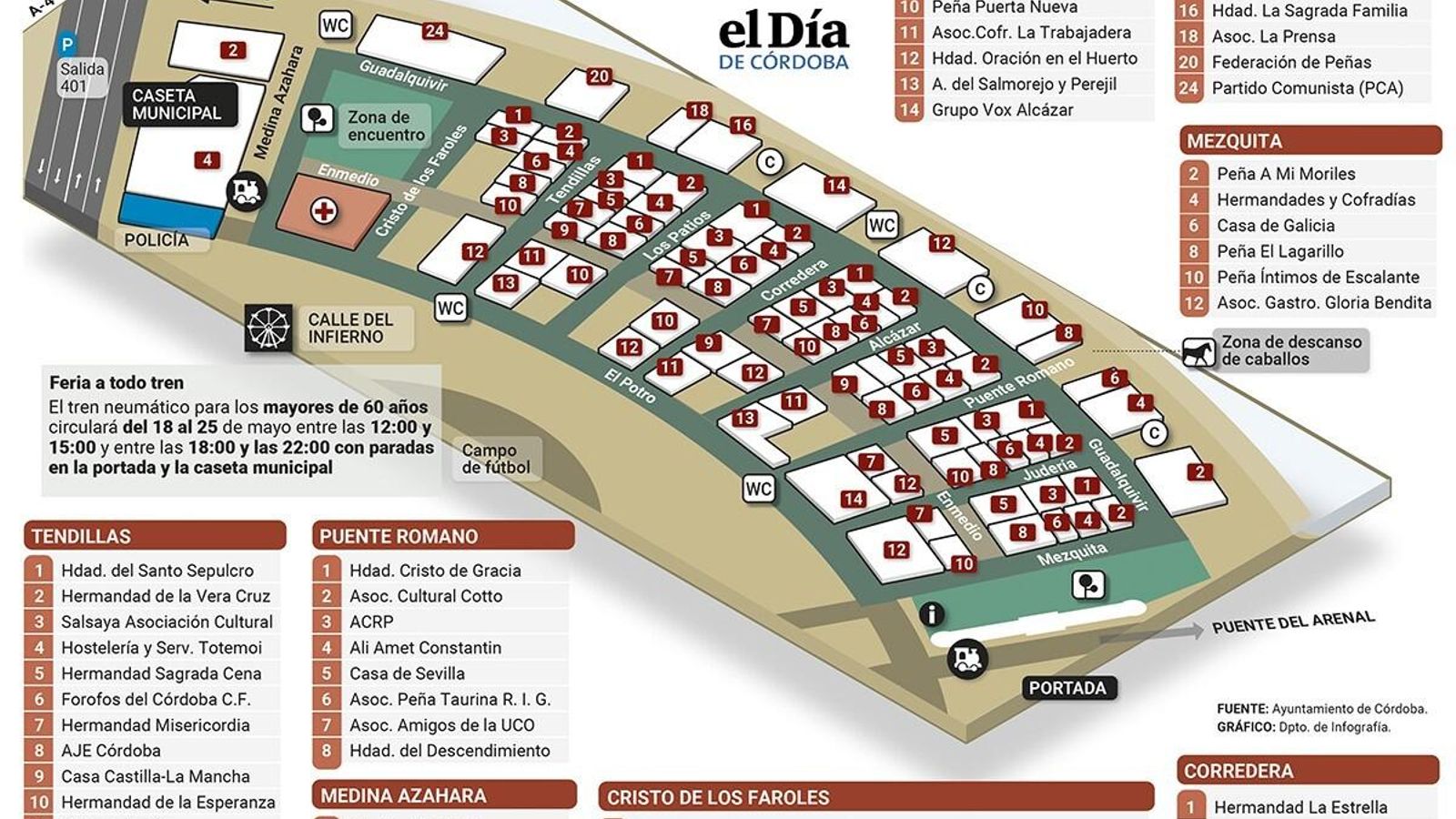 Plano de la Feria de Córdoba 2024 Plano de la Feria de Córdoba 2024