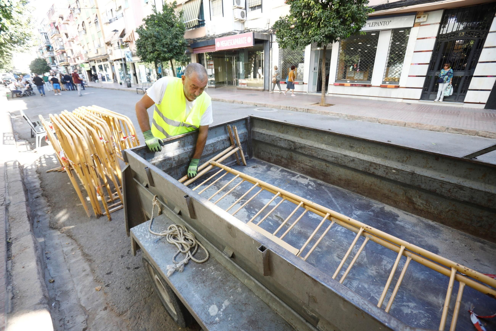 Las imágenes del inicio de las obras de reforma de La Viñuela