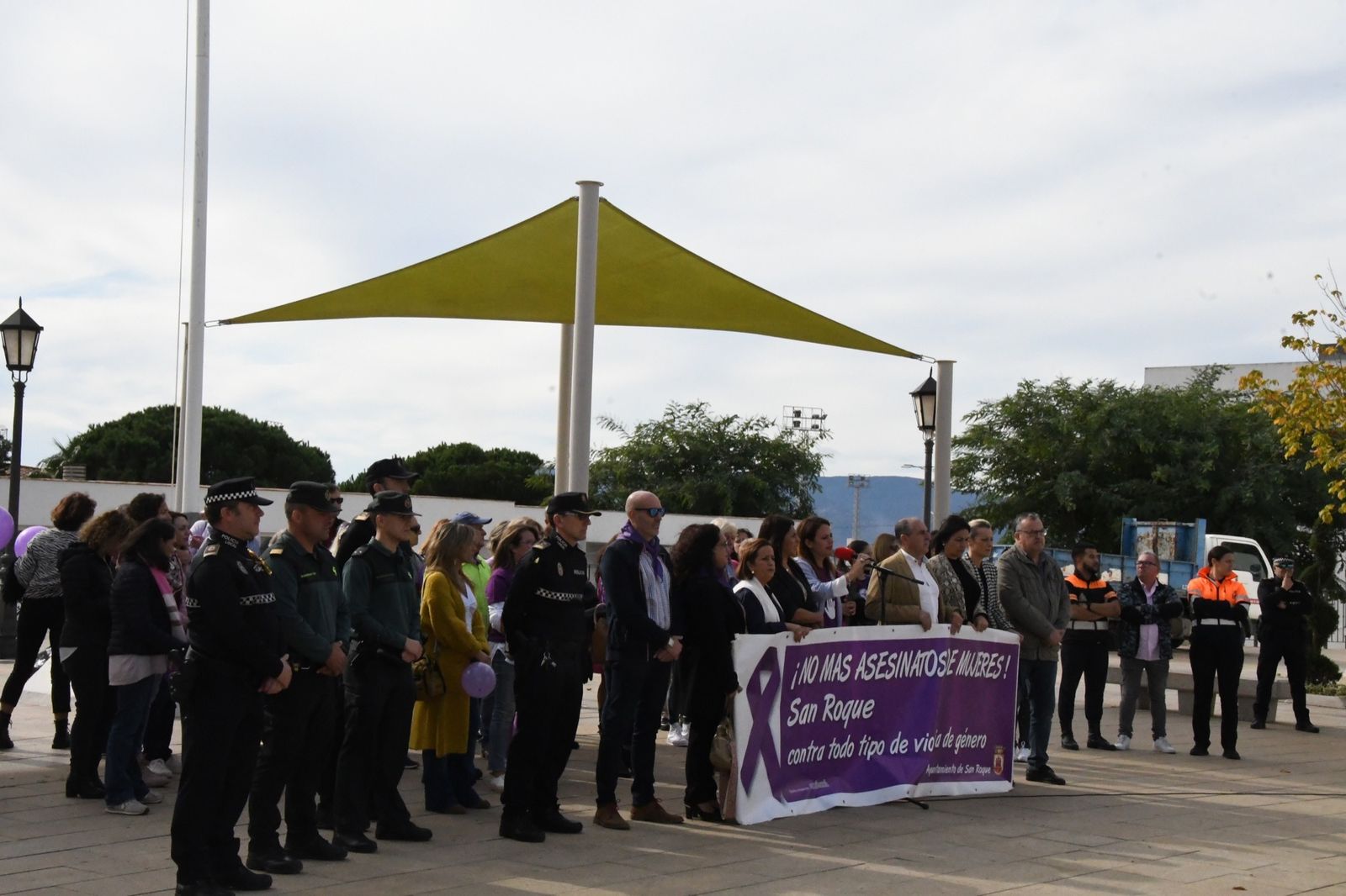 Acto del 25-N en San Roque.