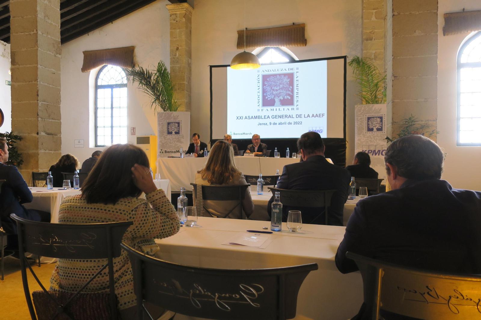 Un momento de la asamblea de la Asociación Andaluza de la Empresa Familiar.