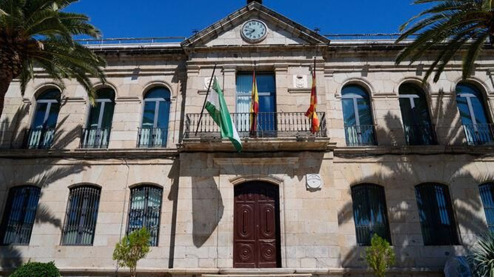 Fachada del Ayuntamiento de Belalcázar.