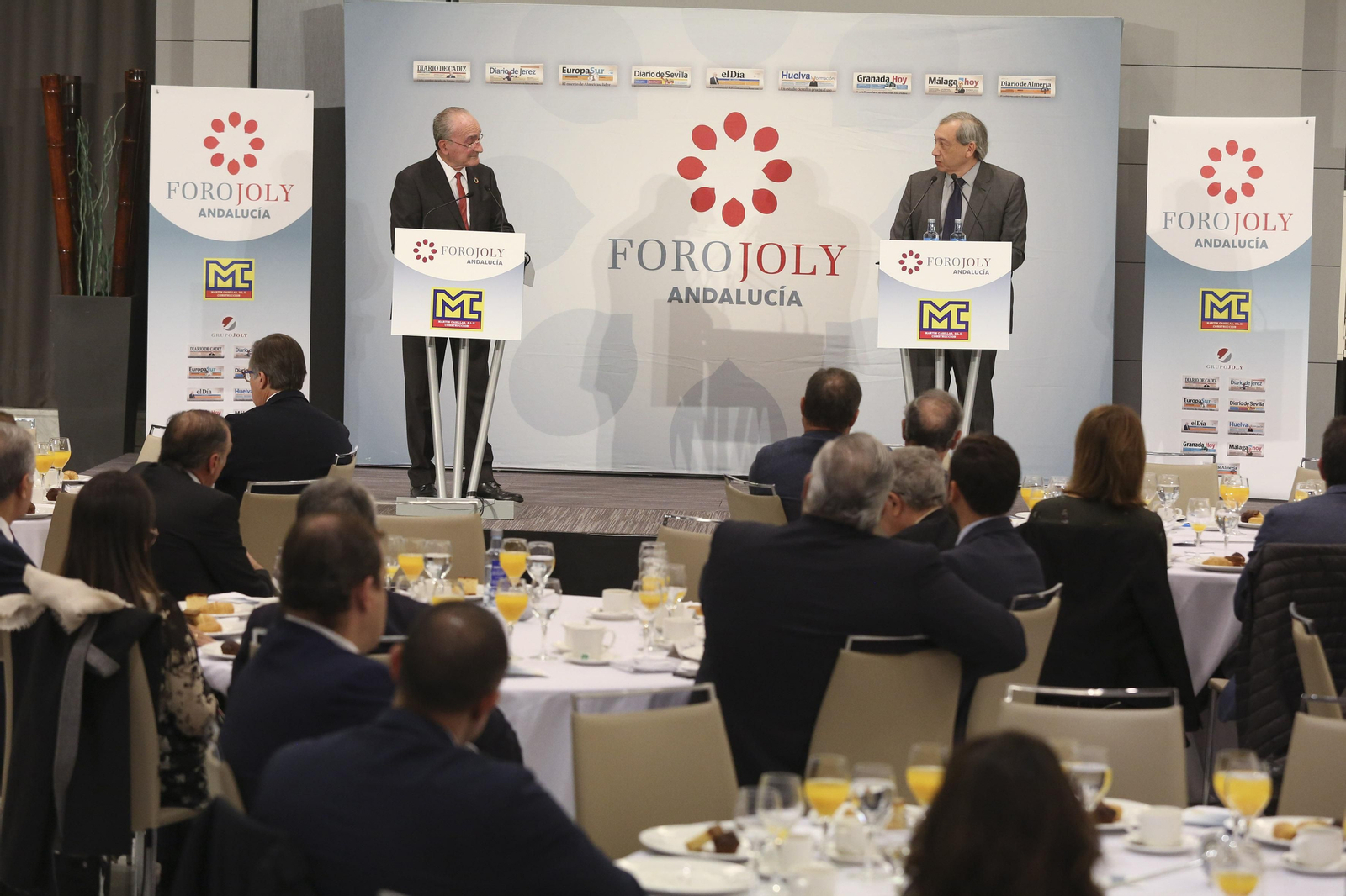 Fotos del Desayuno informativo Grupo Joly con el alcalde de Málaga
