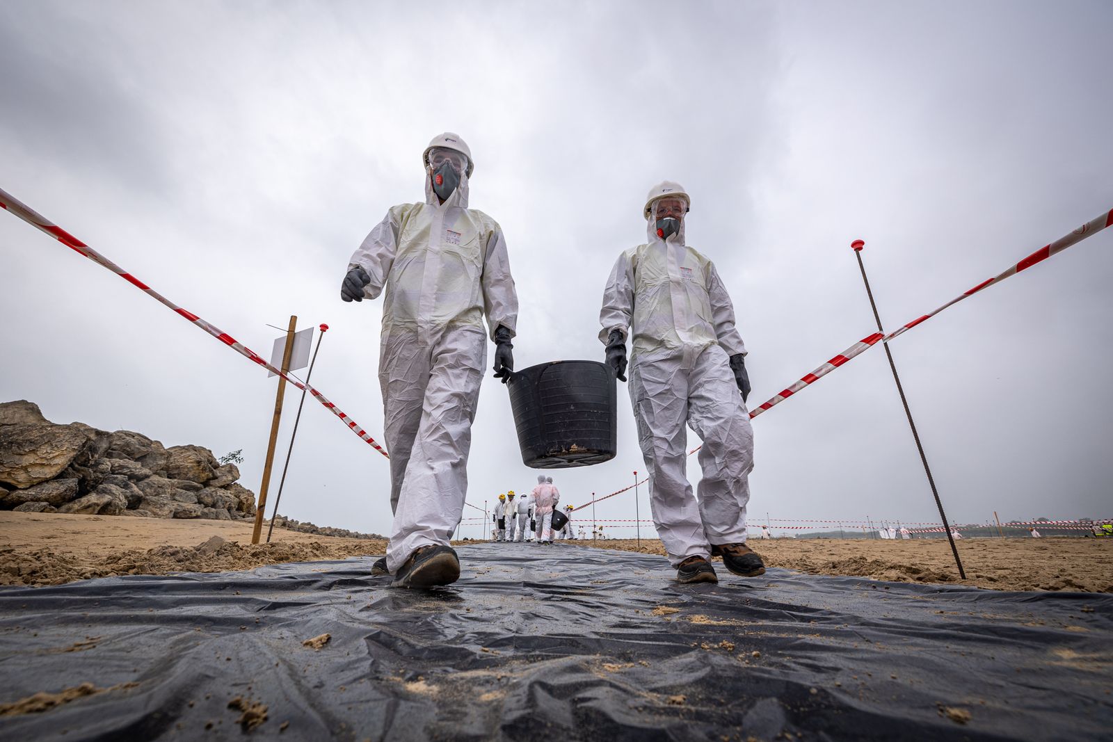Imágenes del simulacro marítimo en en El Puerto