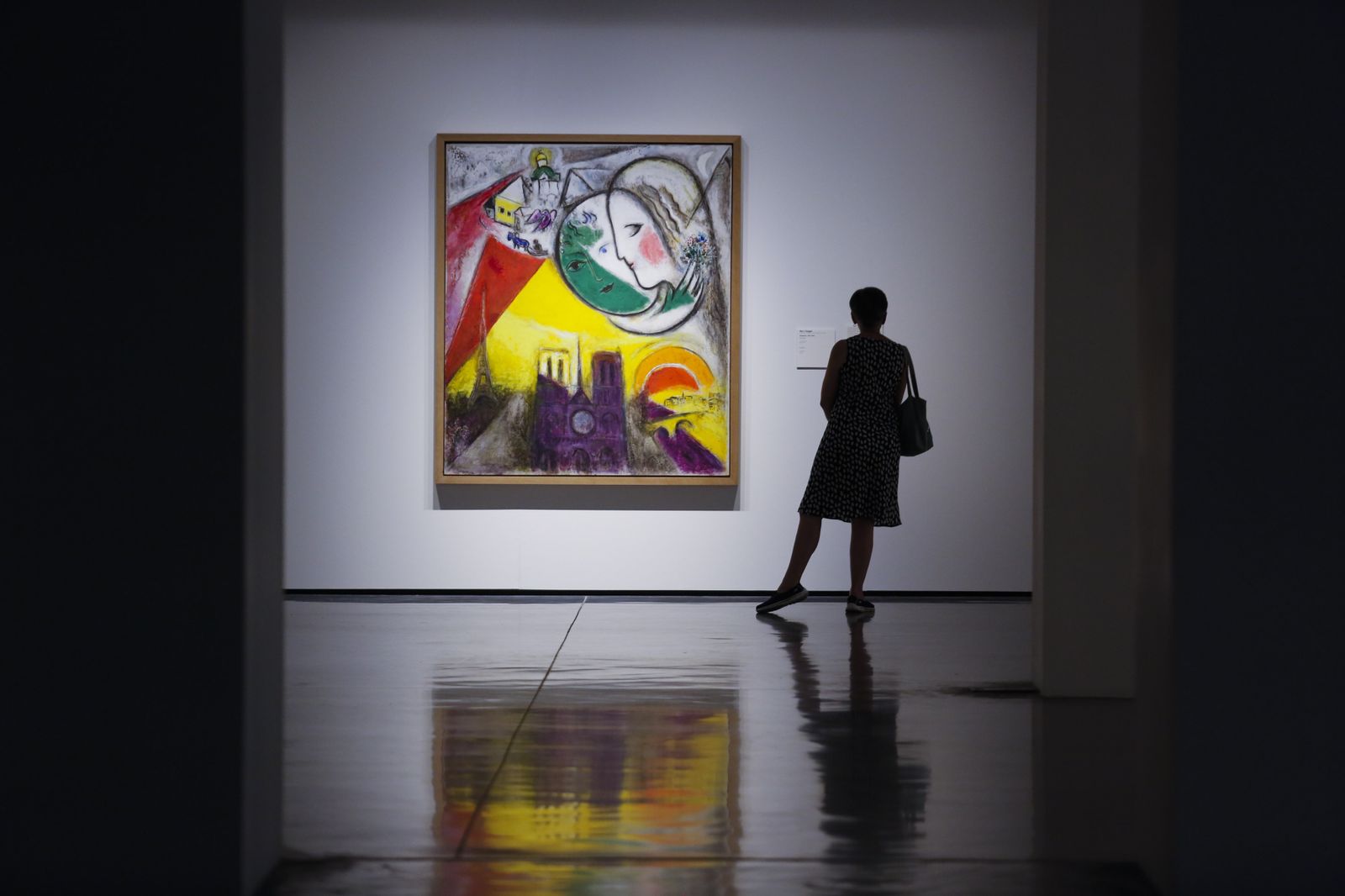 Una de las obras del Centro Pompidou de Málaga