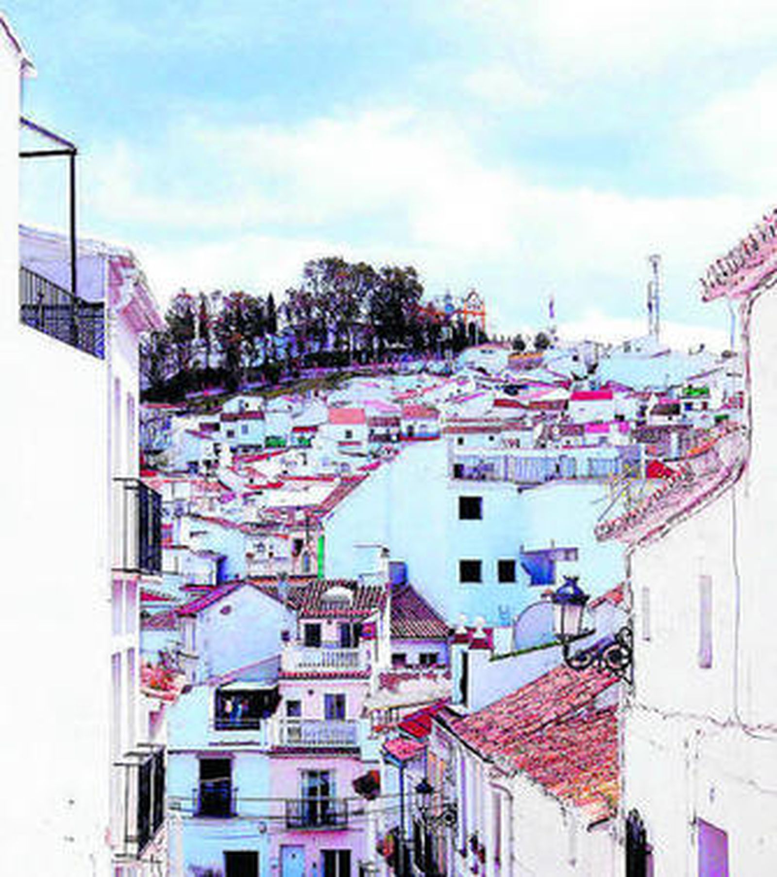 Vista de la localidad de Colmenar.