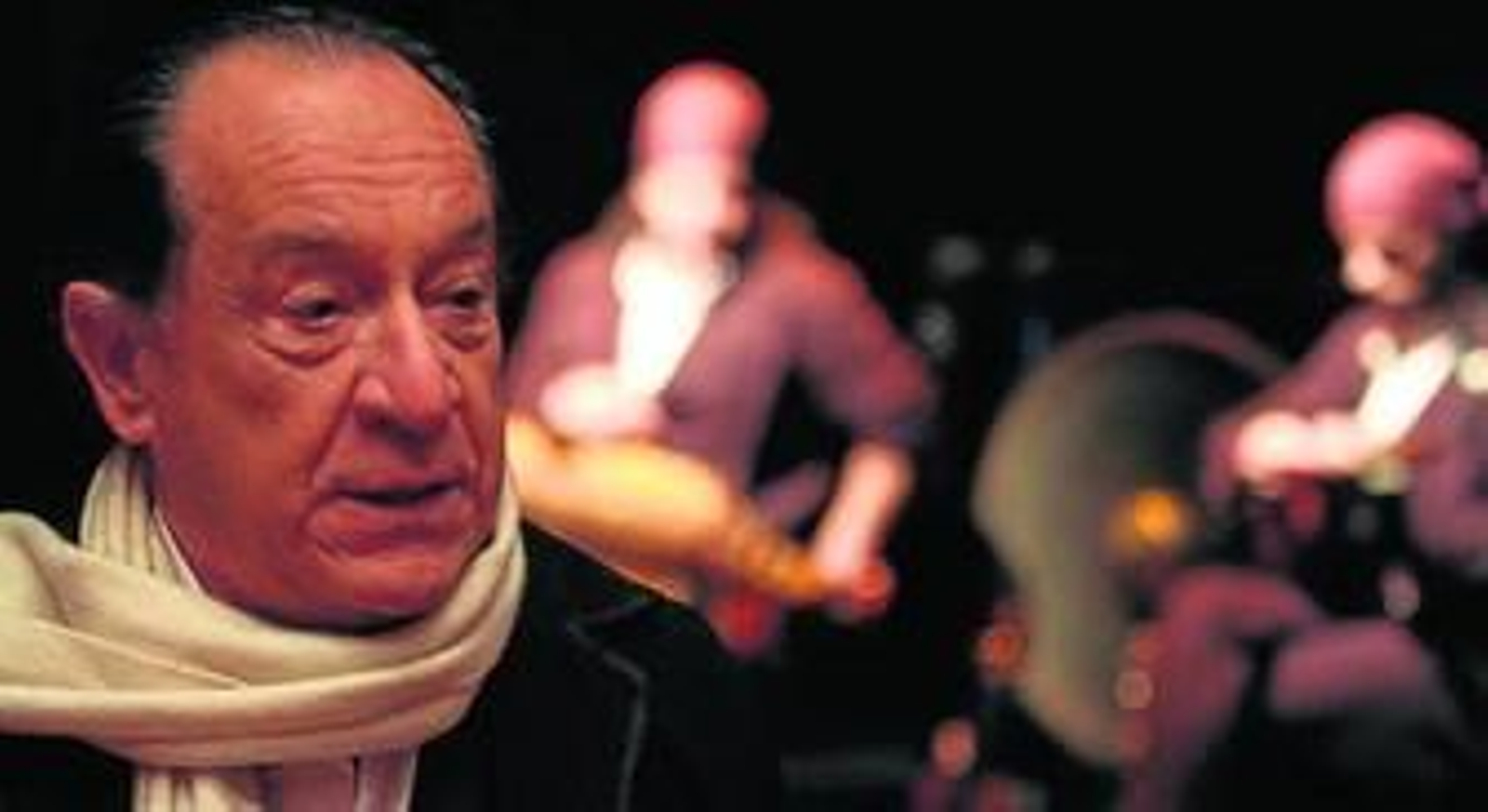 Albert Vidal, ayer, en el Teatro Echegaray.