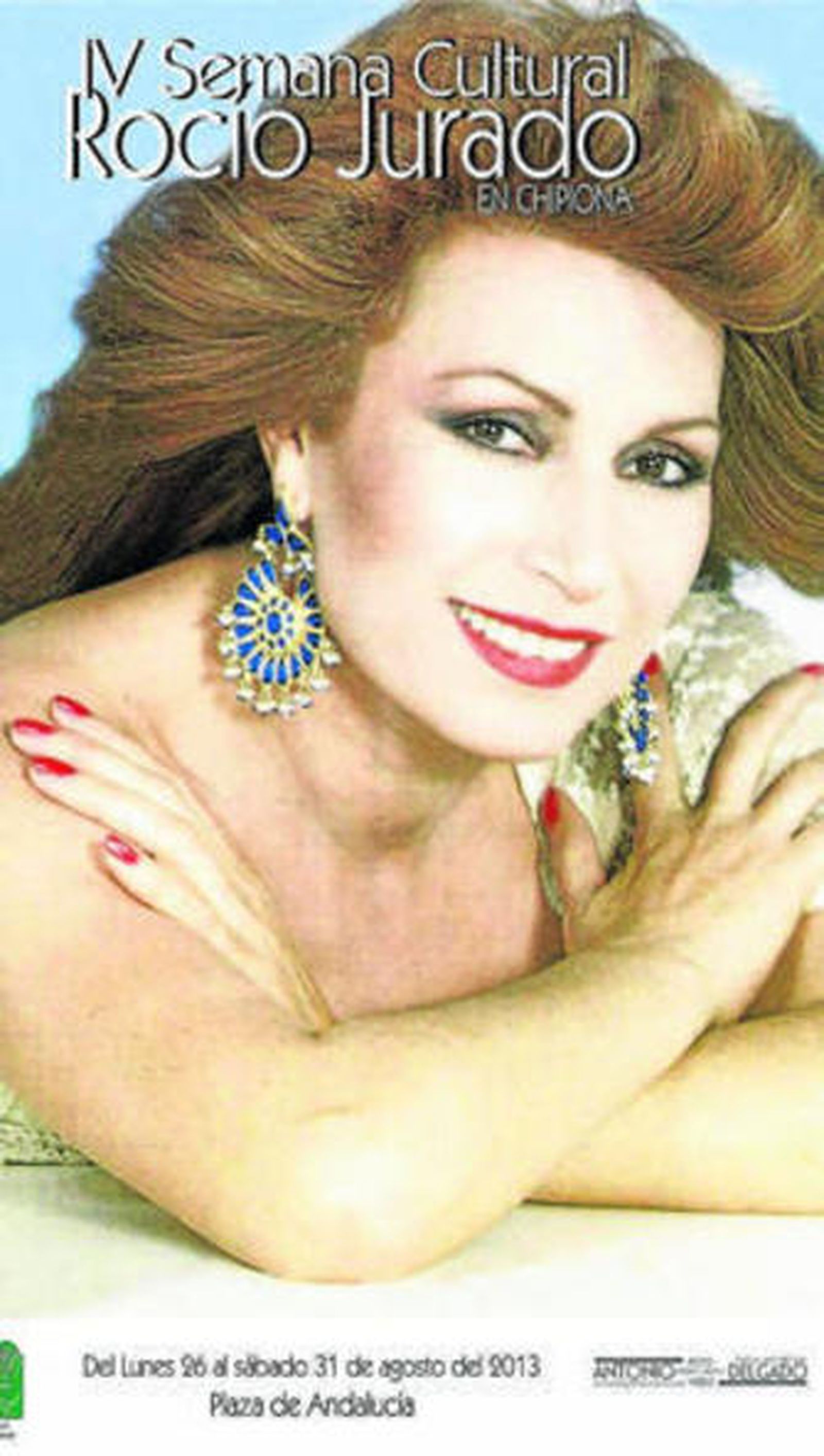 El cartel anunciador de esta semana de homenaje a la cantante chipionera.