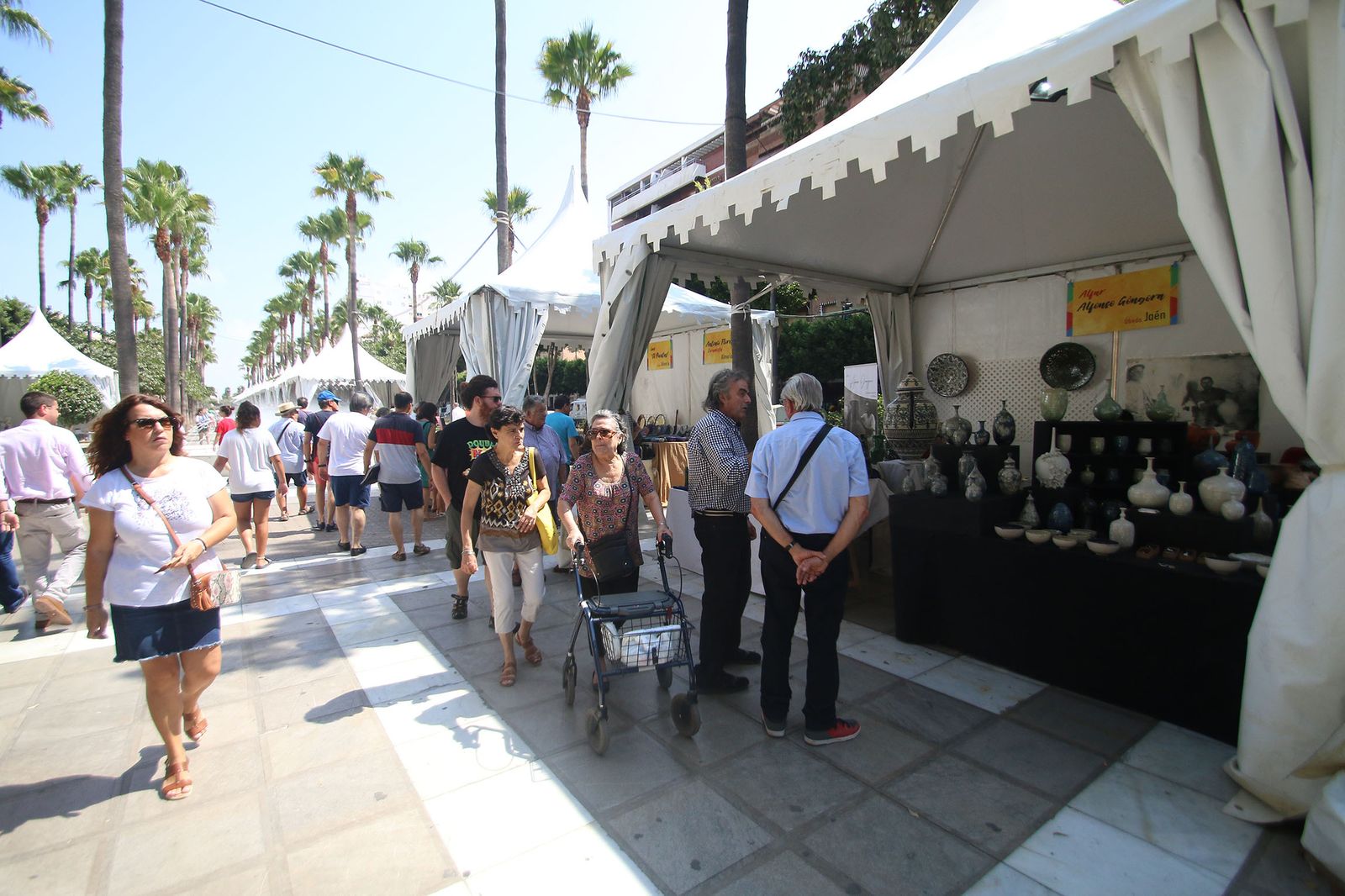 Fotogalería de la inauguración de la feria de alfarería. Feria de Almería 2019