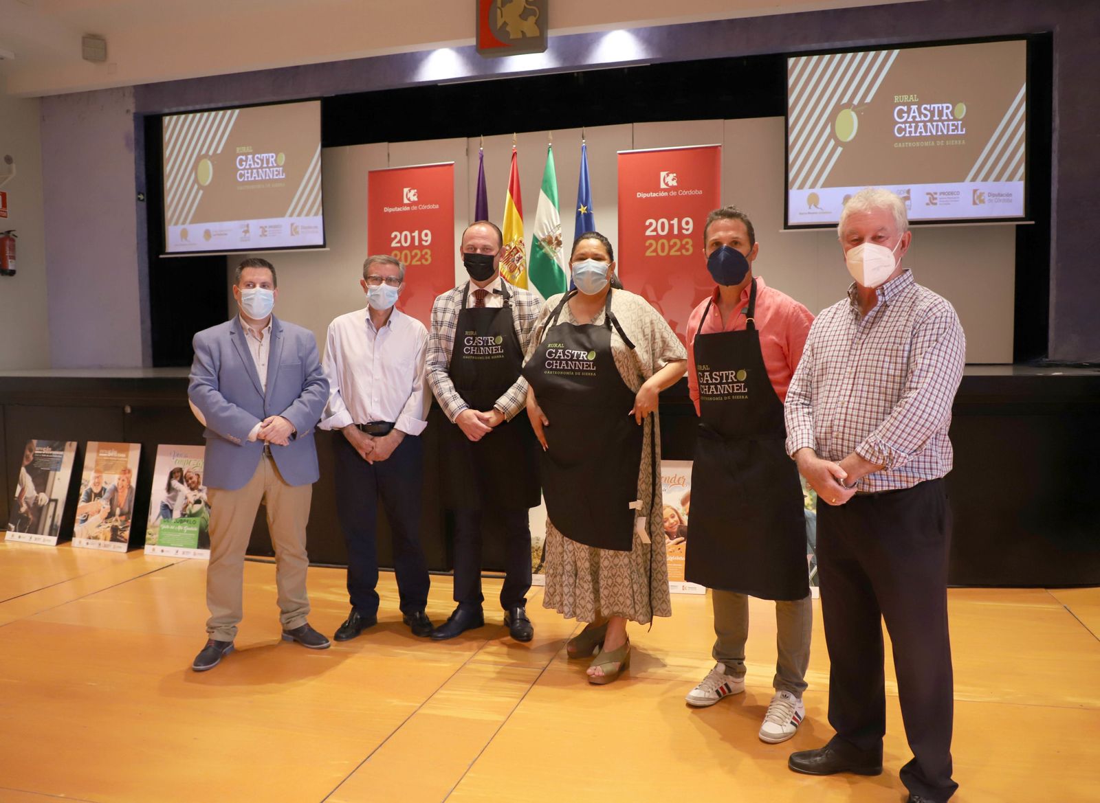 Presentación del proyecto Rural Gastro Channel en la Diputación de Córdoba.