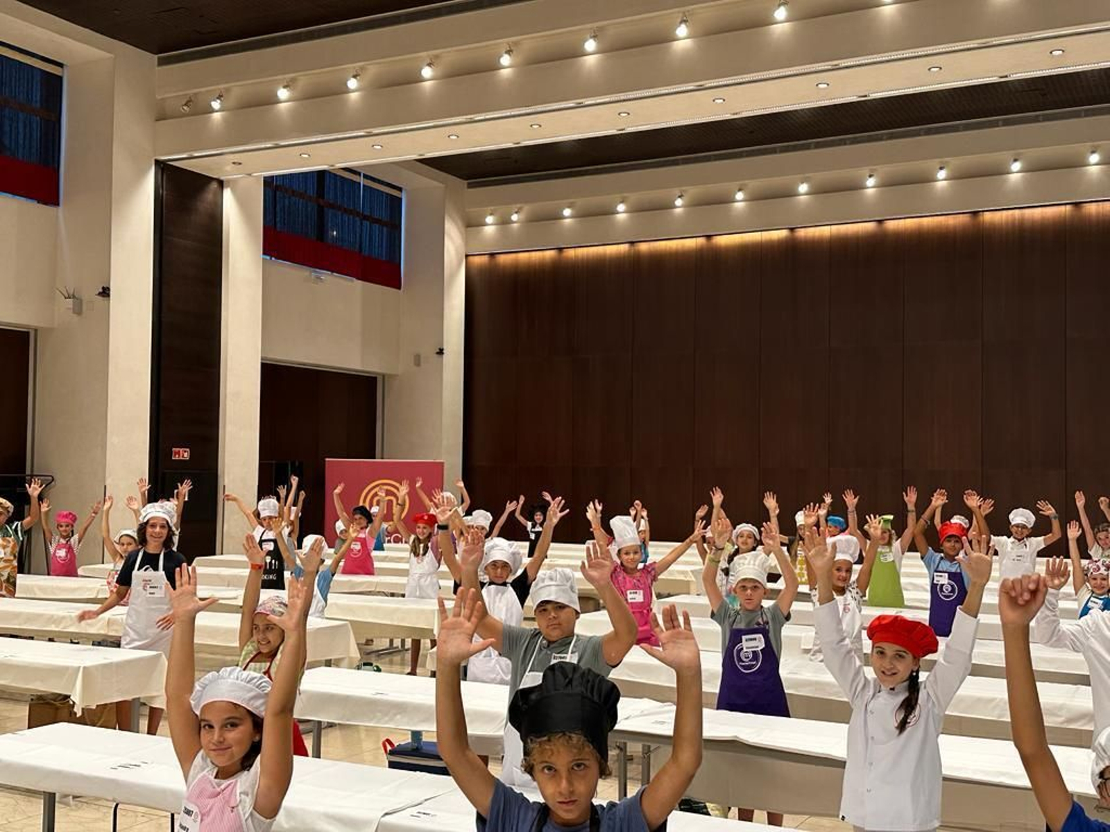 Niños candidatos de 'MasterChef Junior' en el NH Colection