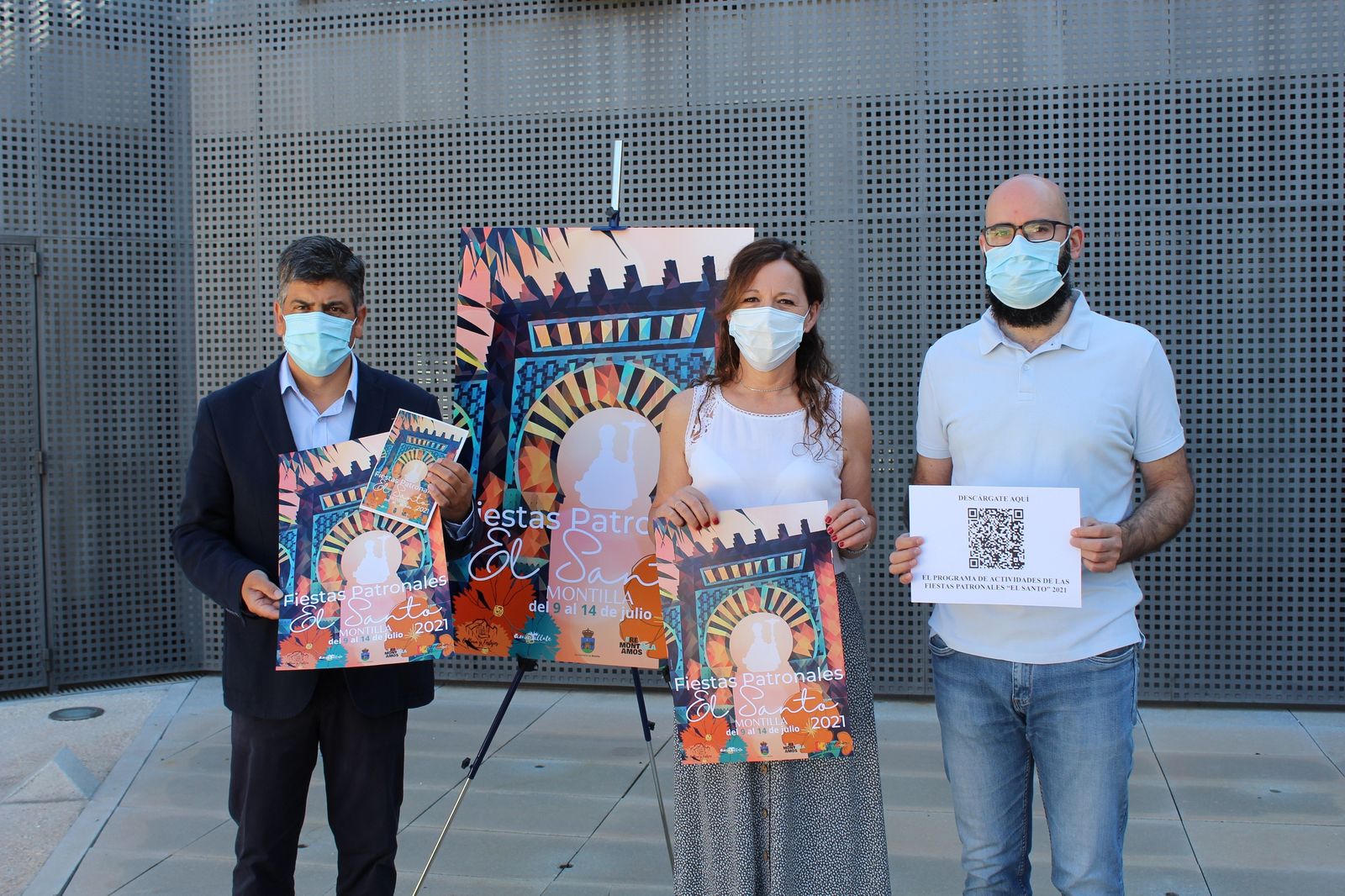 Un momento de la presentación de la programación de las fiestas de El Santo.