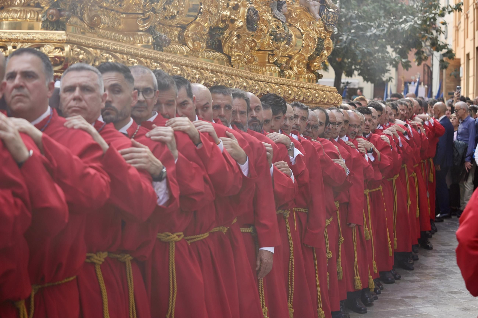 La Sagrada Cena en el Jueves Santo de Málaga, en imágenes