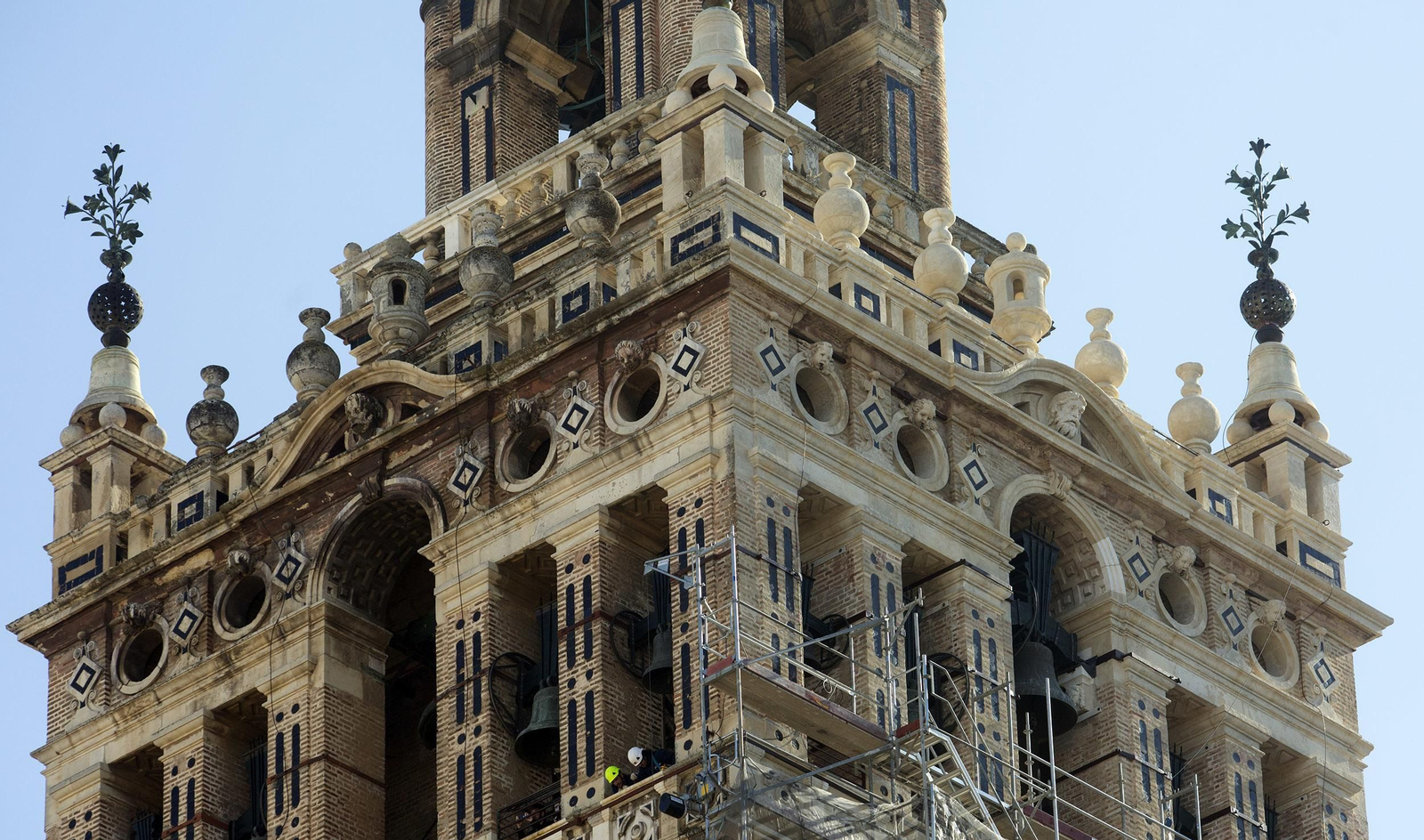 Trabajos de restauración en la Catedral.