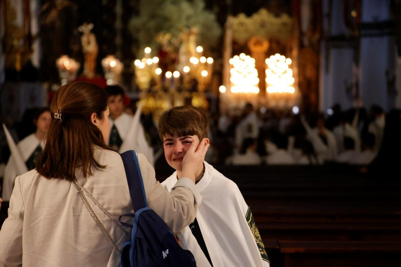 Intimidad en San Francisco con el Huerto en este Domingo de Ramos en Córdoba, en imágenes