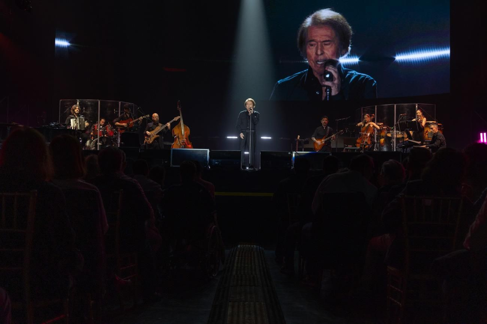 Así se disfruta en Jaén del concierto de Raphael, "Raphaelísimo"