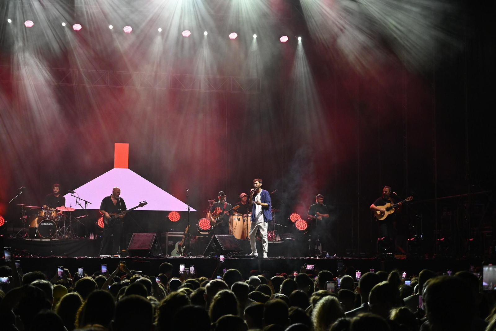 Imágenes del concierto de Sergio Contreras y Raule en las Colombinas