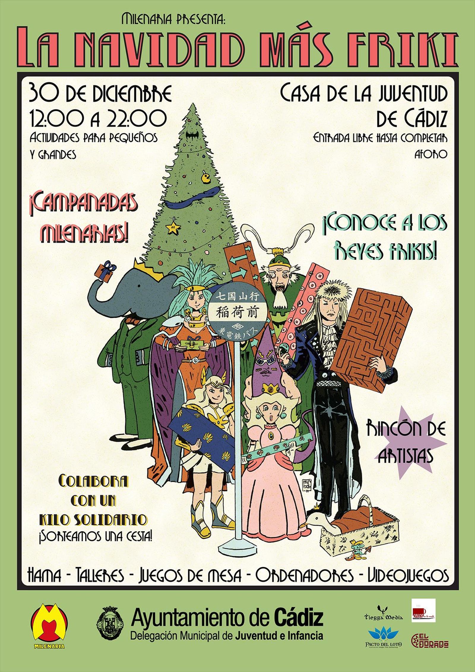 Parte del cartel de la VI edición de La Navidad más friki.