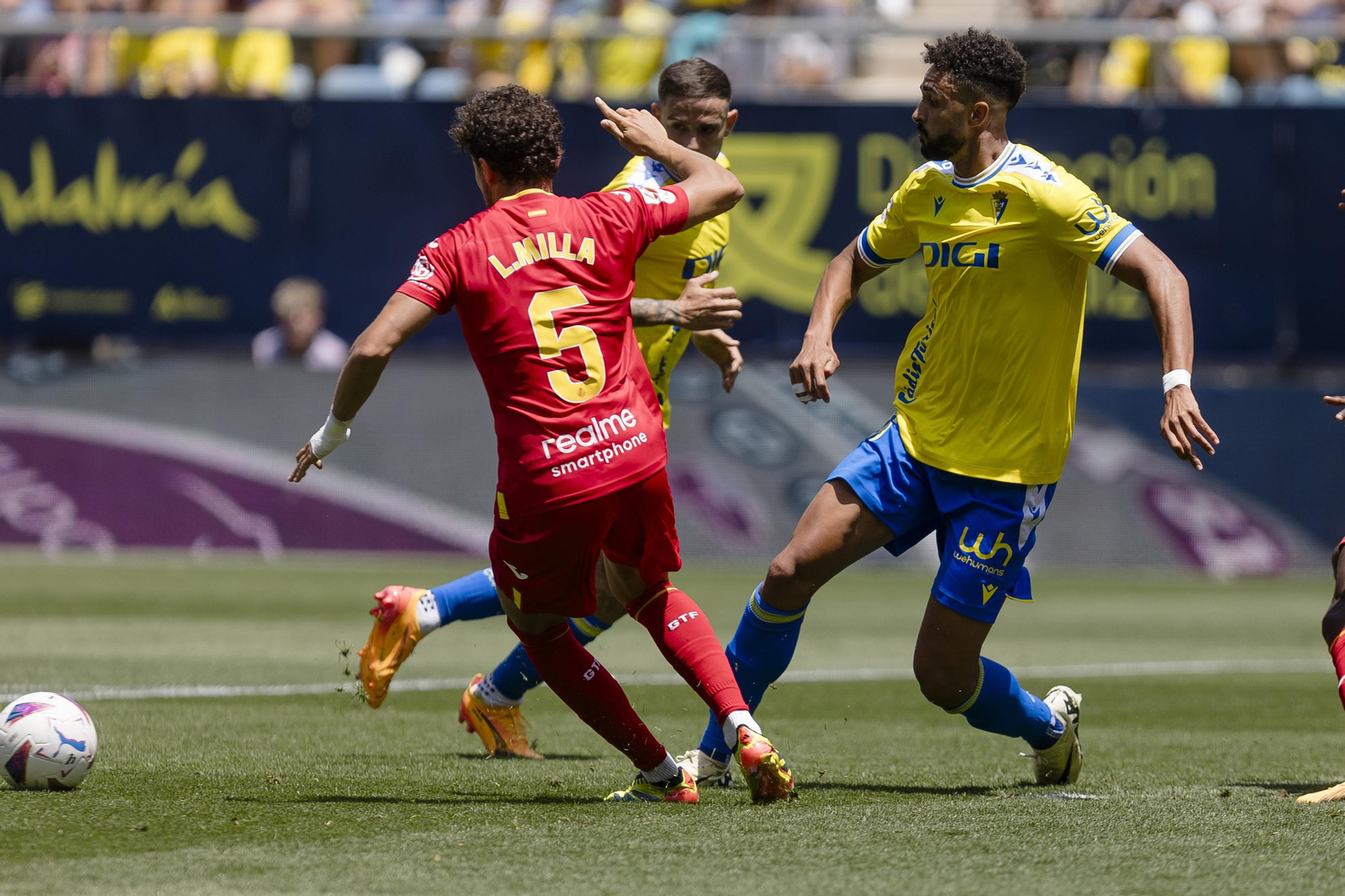 Las imágenes del partido entre el Cádiz C.F y el Getafe