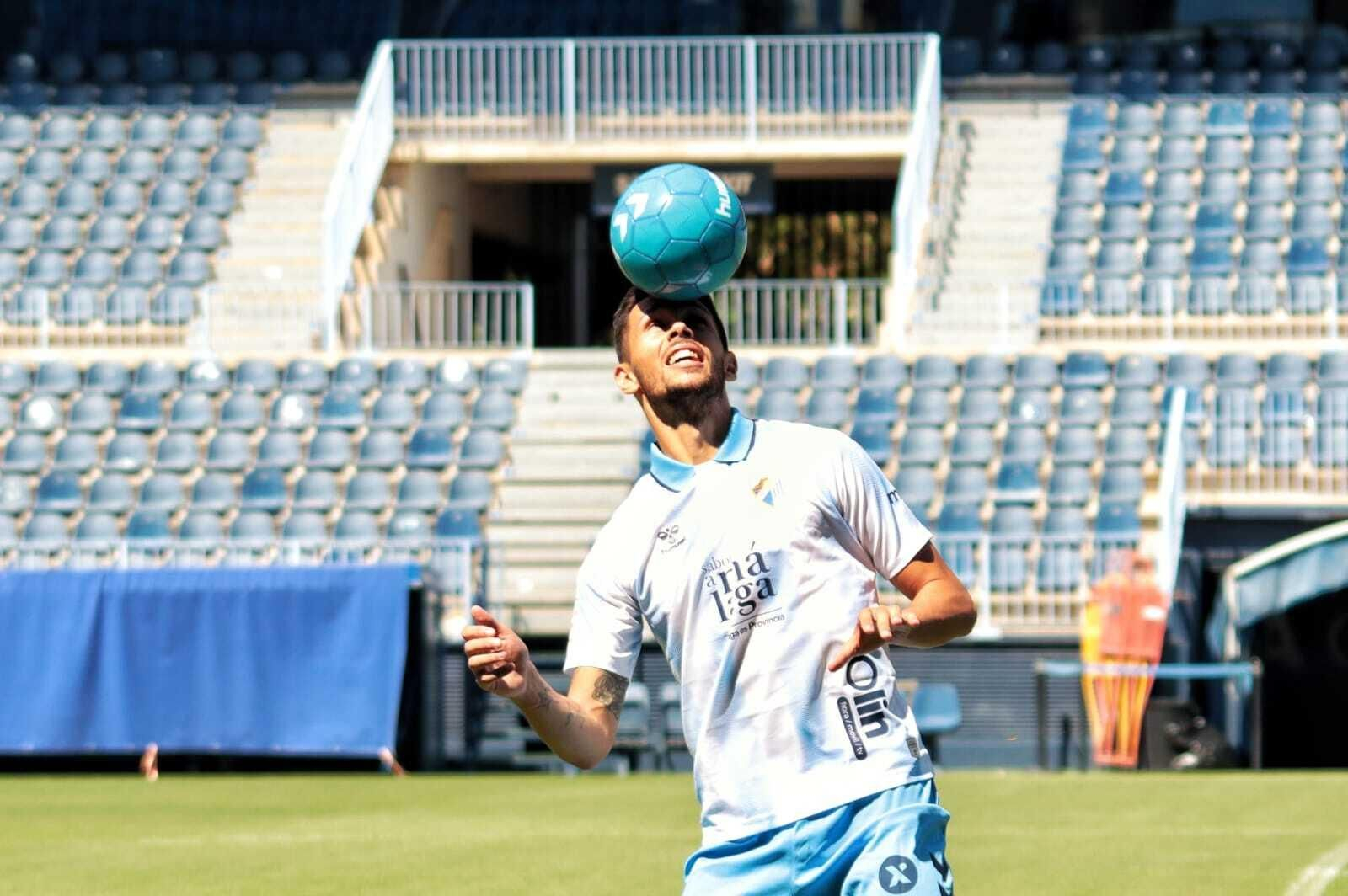 La presentación de Nelson Monte con el Málaga CF, en fotos