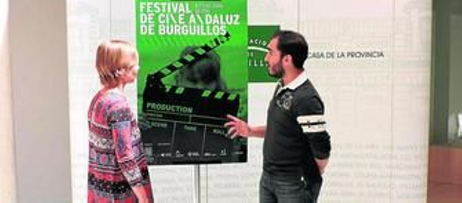 El director del Festival, Antonio Cuesta, en la presentación del Festival de Cine Andaluz de Burguillos.