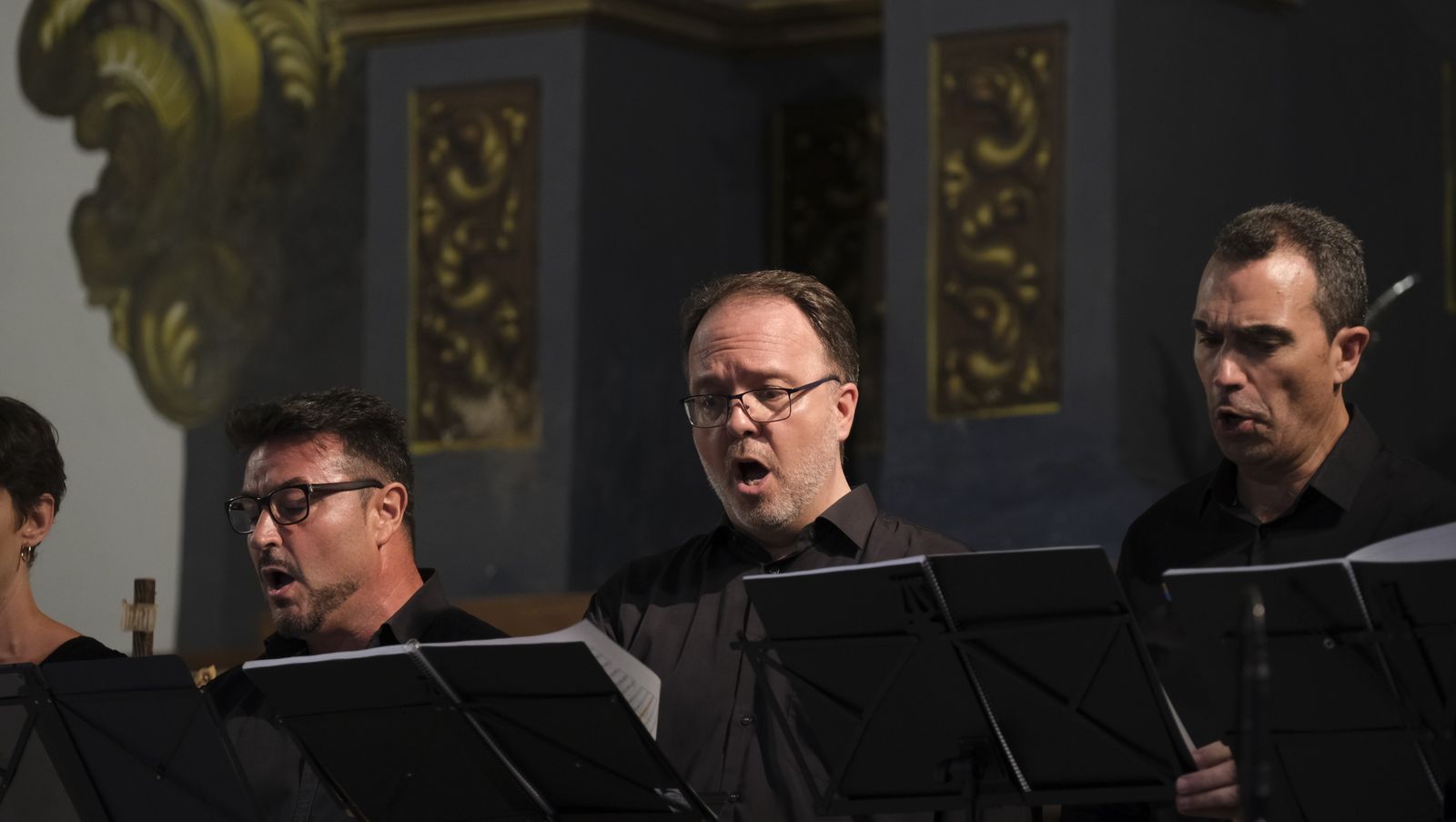 Imágenes de la actuación de Íliber Ensemble y el Coro Tomás Luis de Victoria en el XXI Festival de Música Renacentista y Barroca de Vélez Blanco