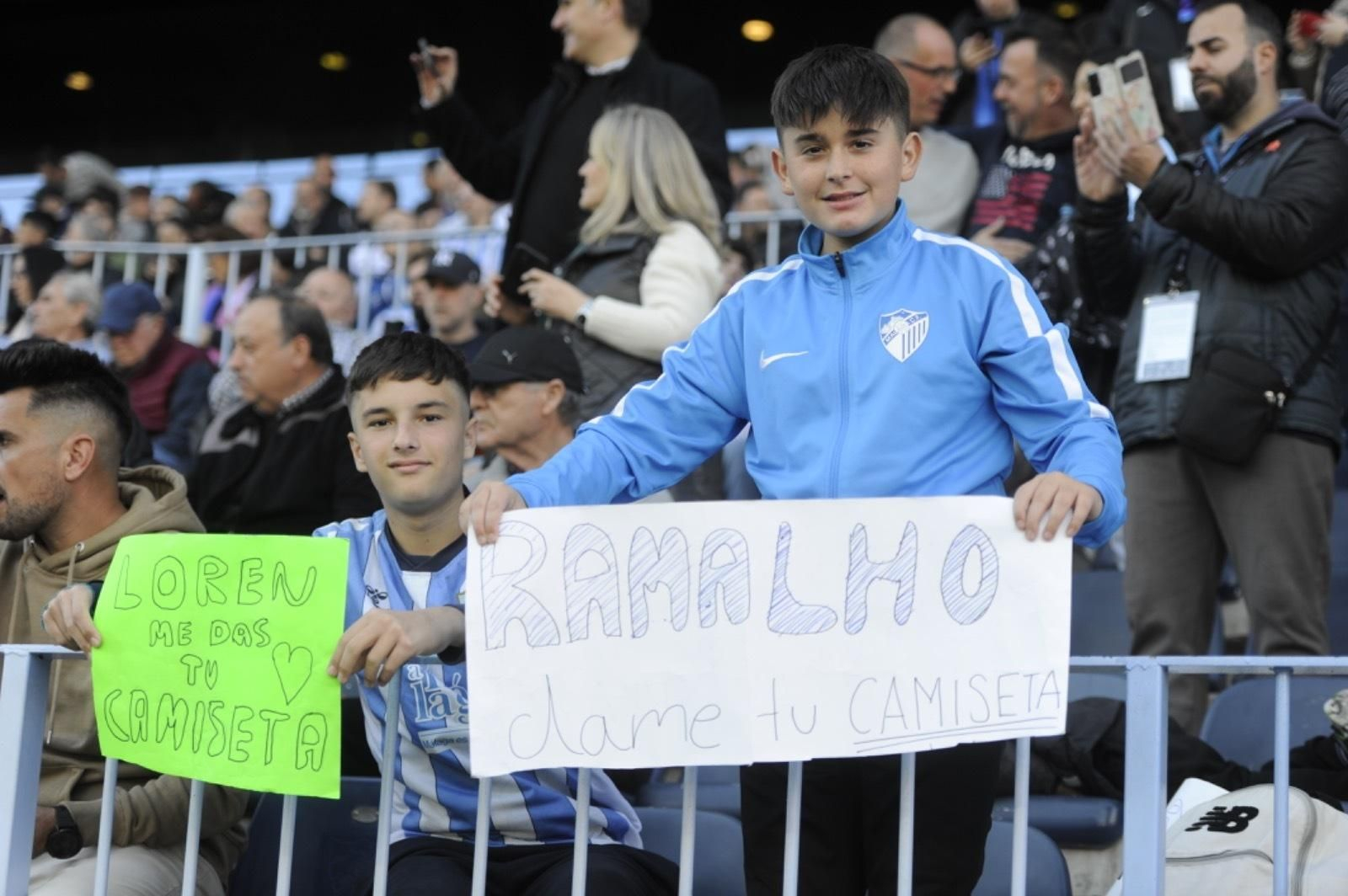 El Málaga CF - Burgos, en fotos