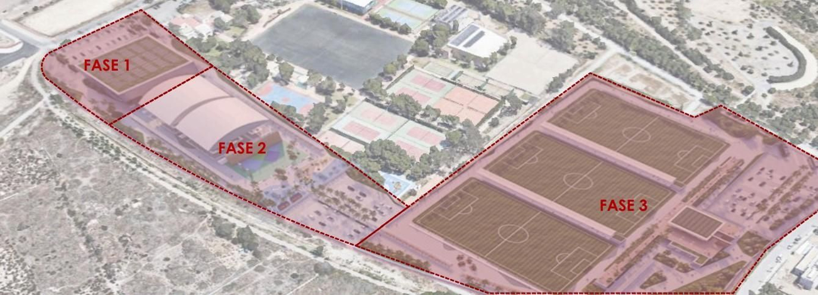 Ubicación y división en fases del proyecto.