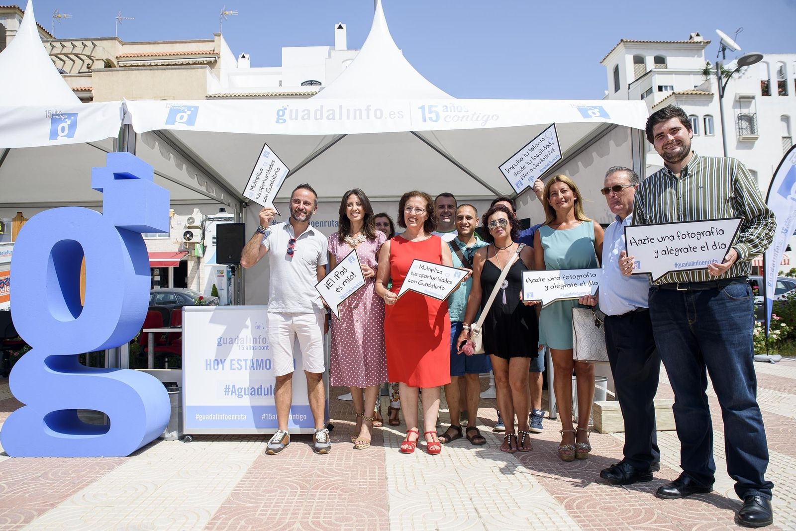 Representantes de todas las instituciones en Aguadulce.