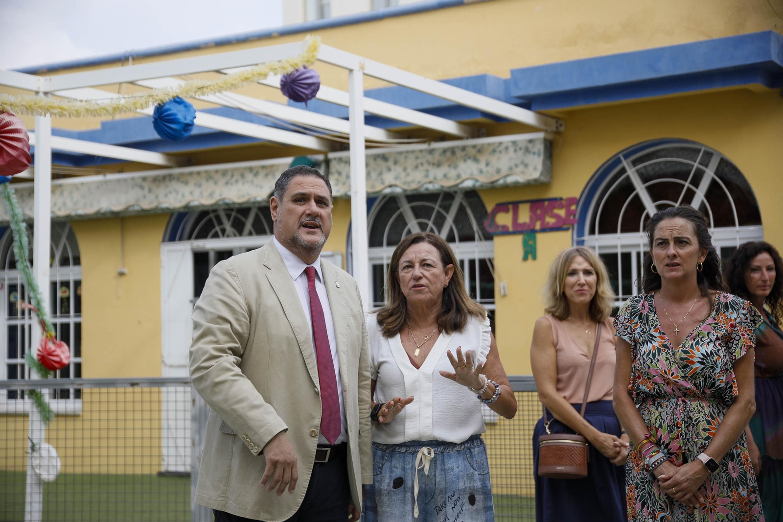 Las imágenes del regreso a las aulas de los más pequeños de Almería