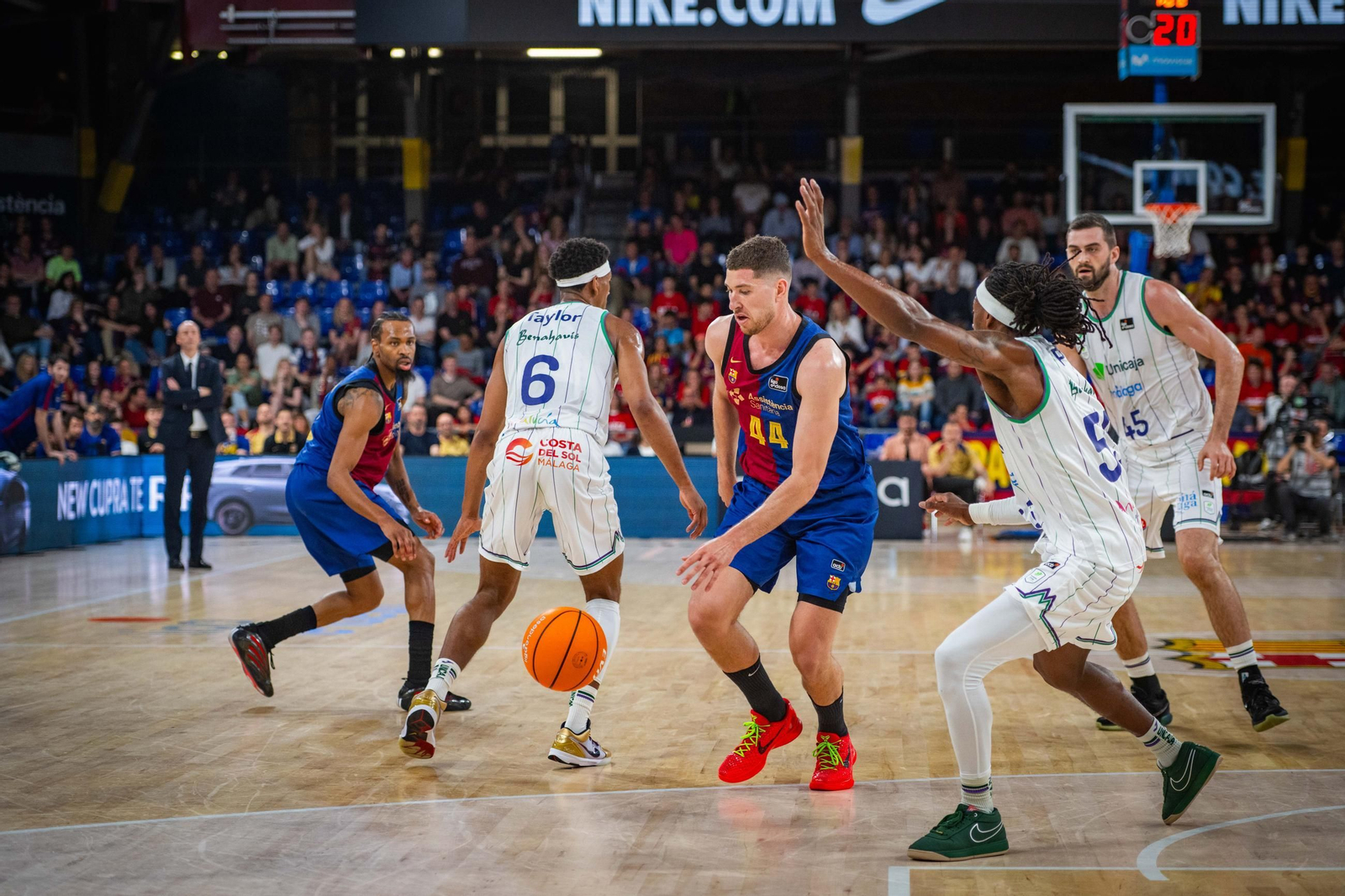 El Barcelona-Unicaja, en fotos