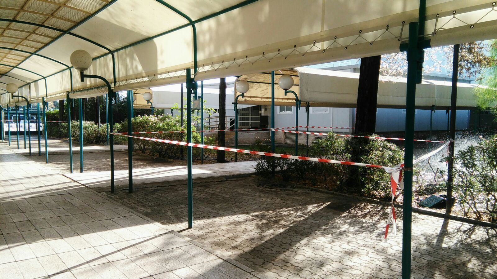 La zona acotada en la sede de Urbanismo