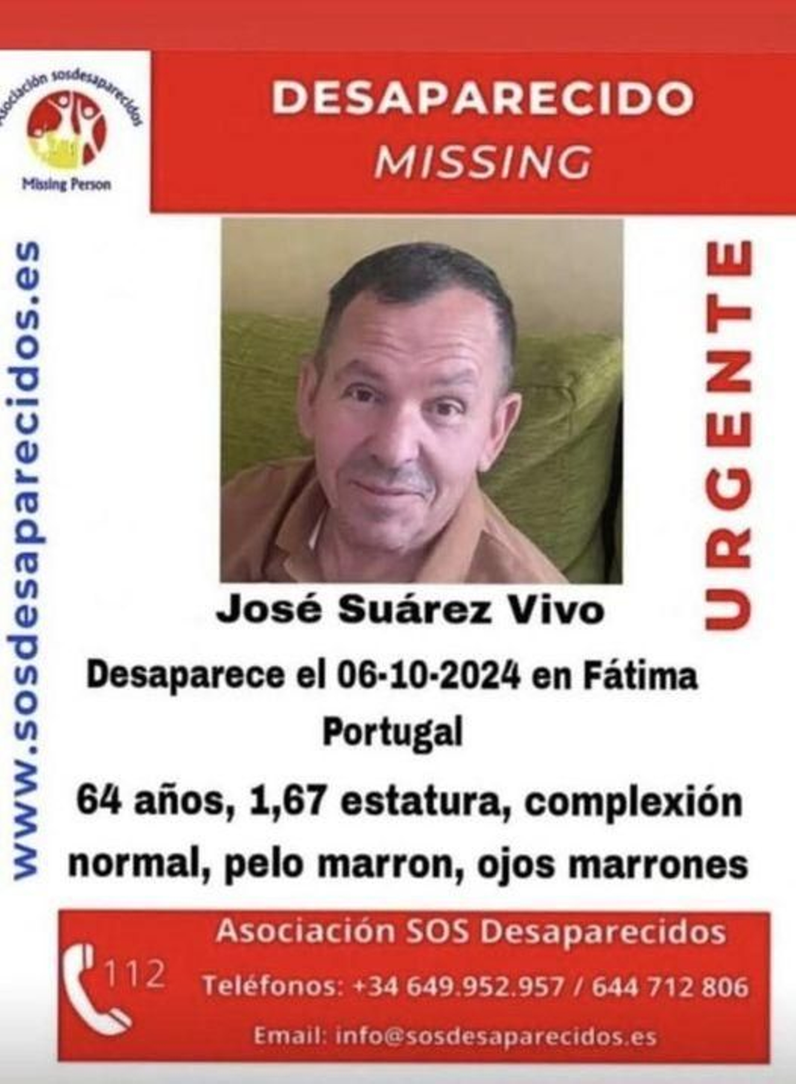 Hombre desaparecido.