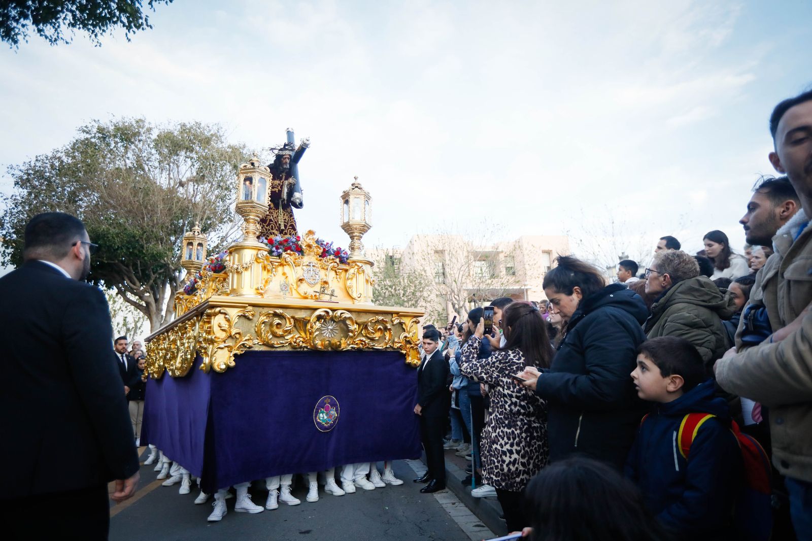 La procesión del Encuentro, en imágenes