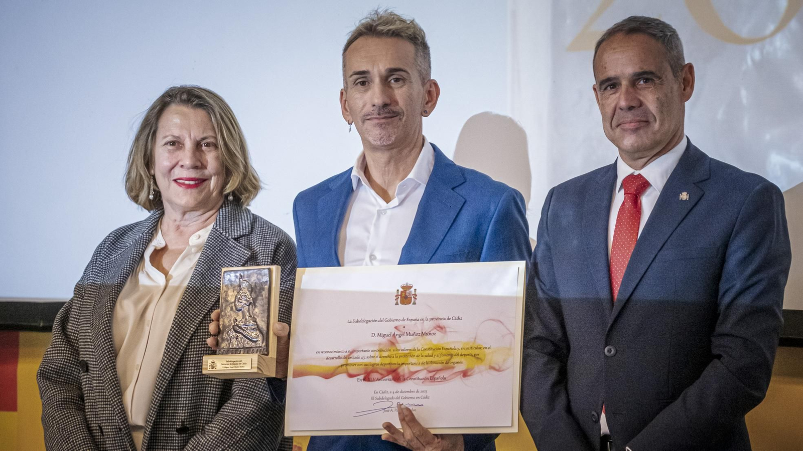 Premiados por el 55º aniversario de la Constitución Española.