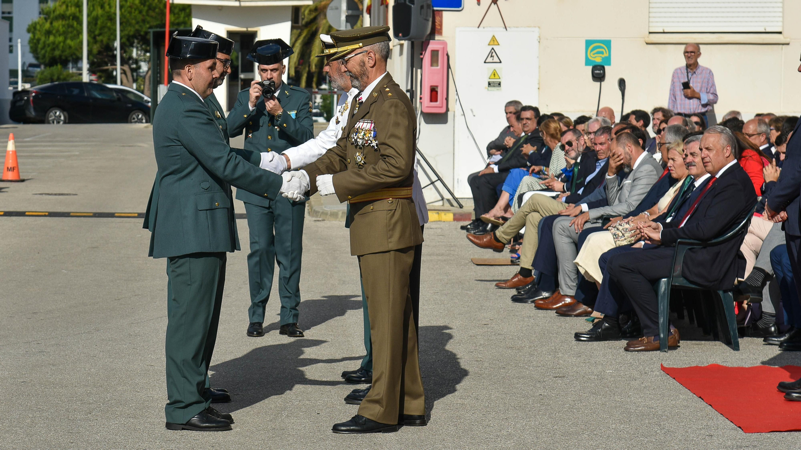 Fotos del acto por el 179 aniversario de la creación de la Guardia Civil en la Comandancia de Algeciras