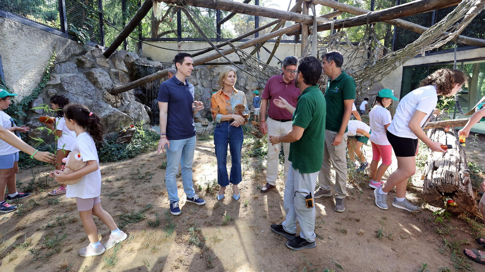 Visita a la escuela de verano en el Zoo de Jerez