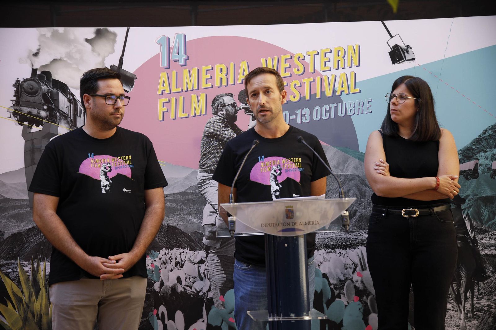 Las imágenes de la presentación de la XIV edición del Almería Western Film Festival