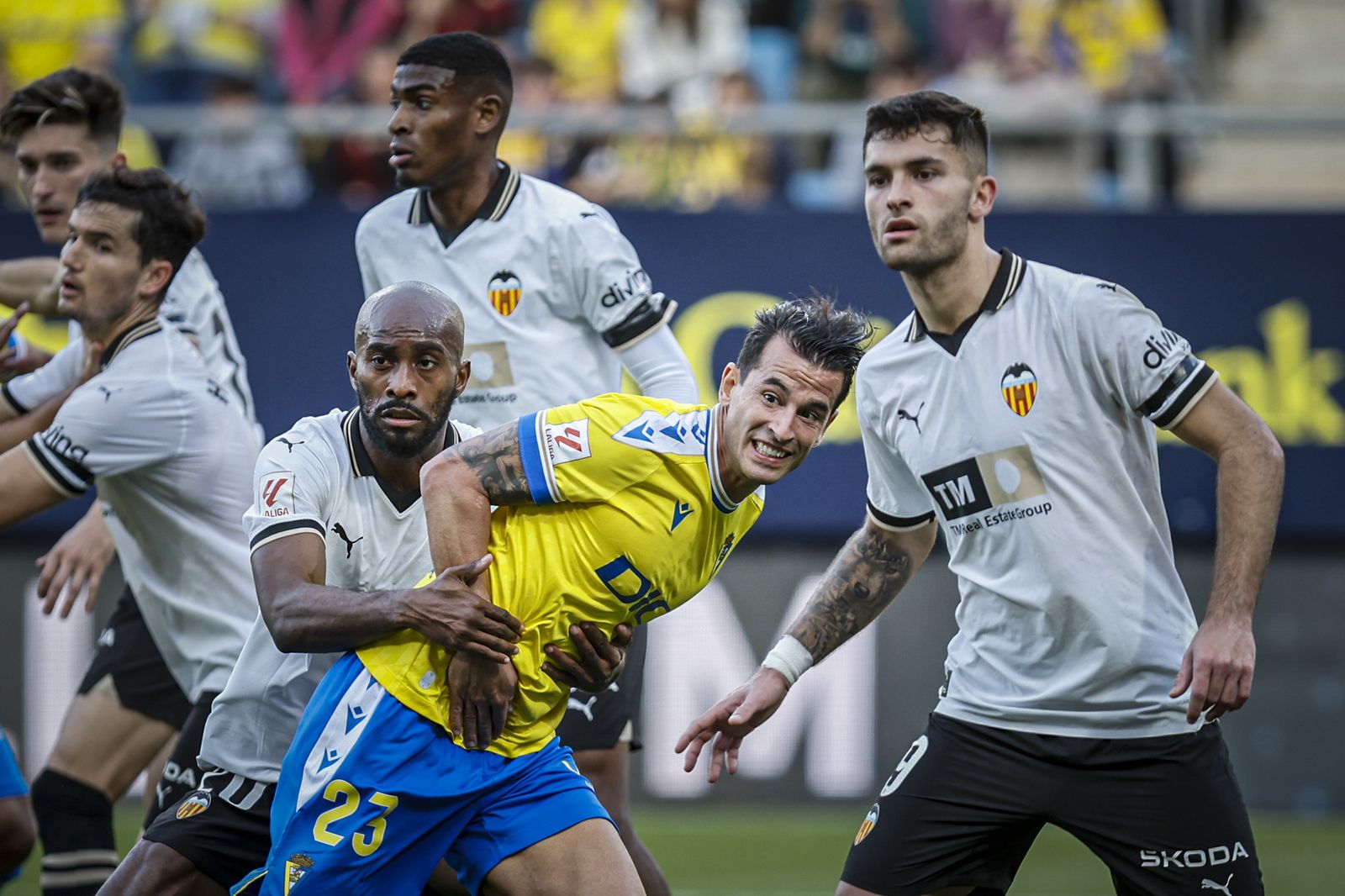 Partido de fútbol Cádiz CF - Valencia CF