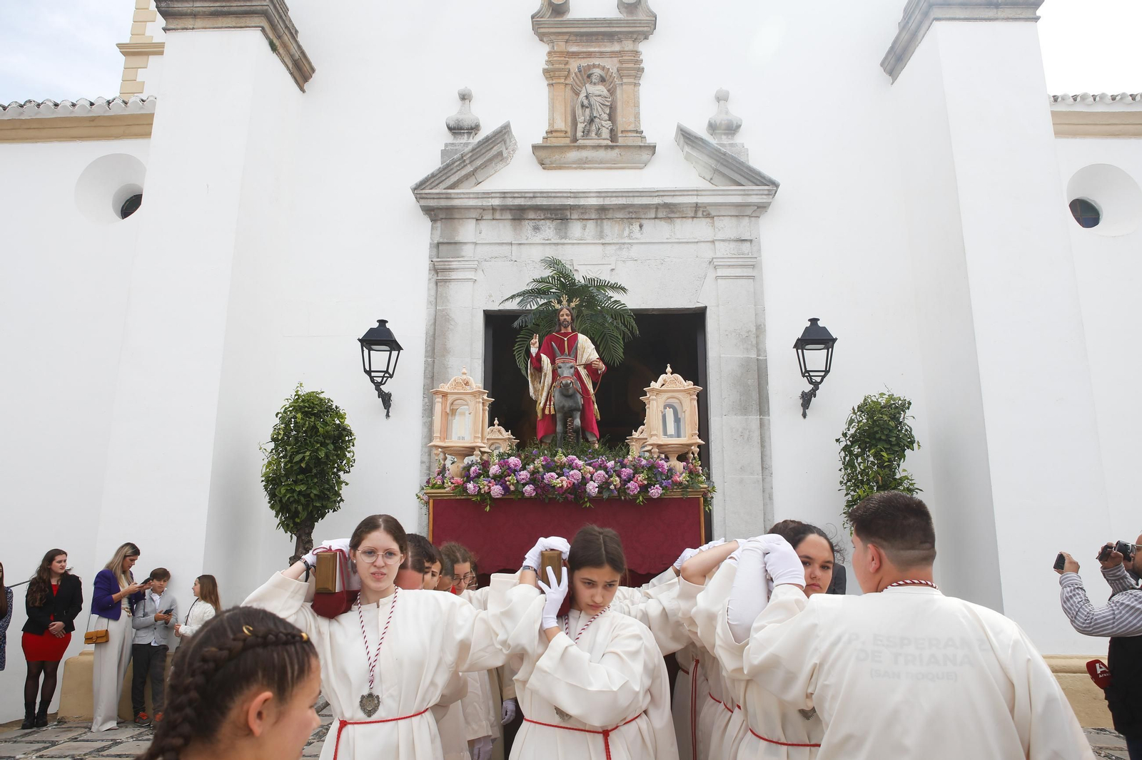 Fotos del Domingo de Ramos en San Roque