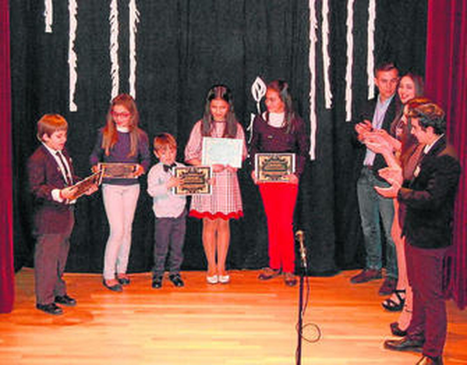 Los pequeños saeteros. La categoría infantil novedad este año.