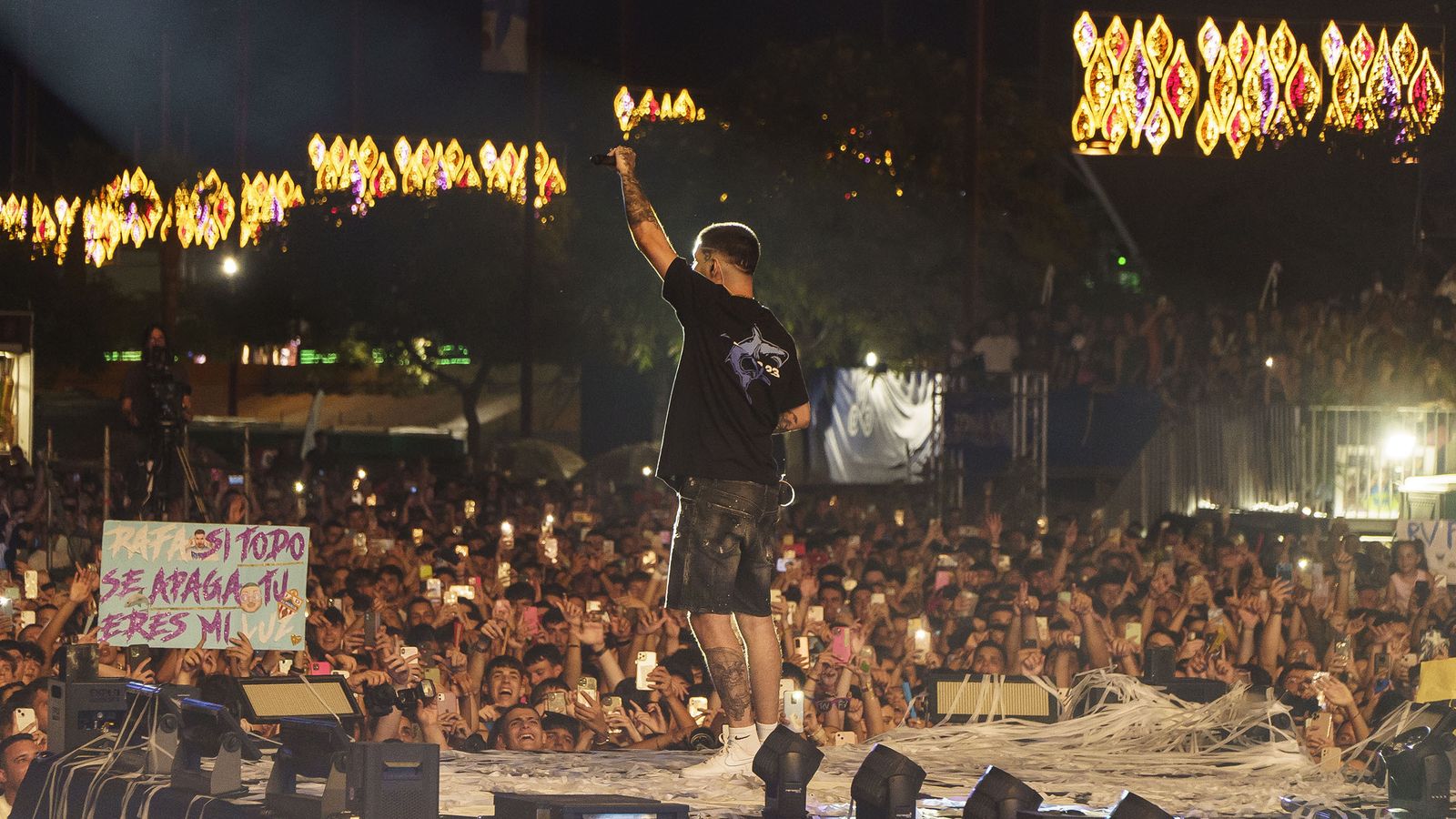 Uno de los momentos del concierto de RVFV.