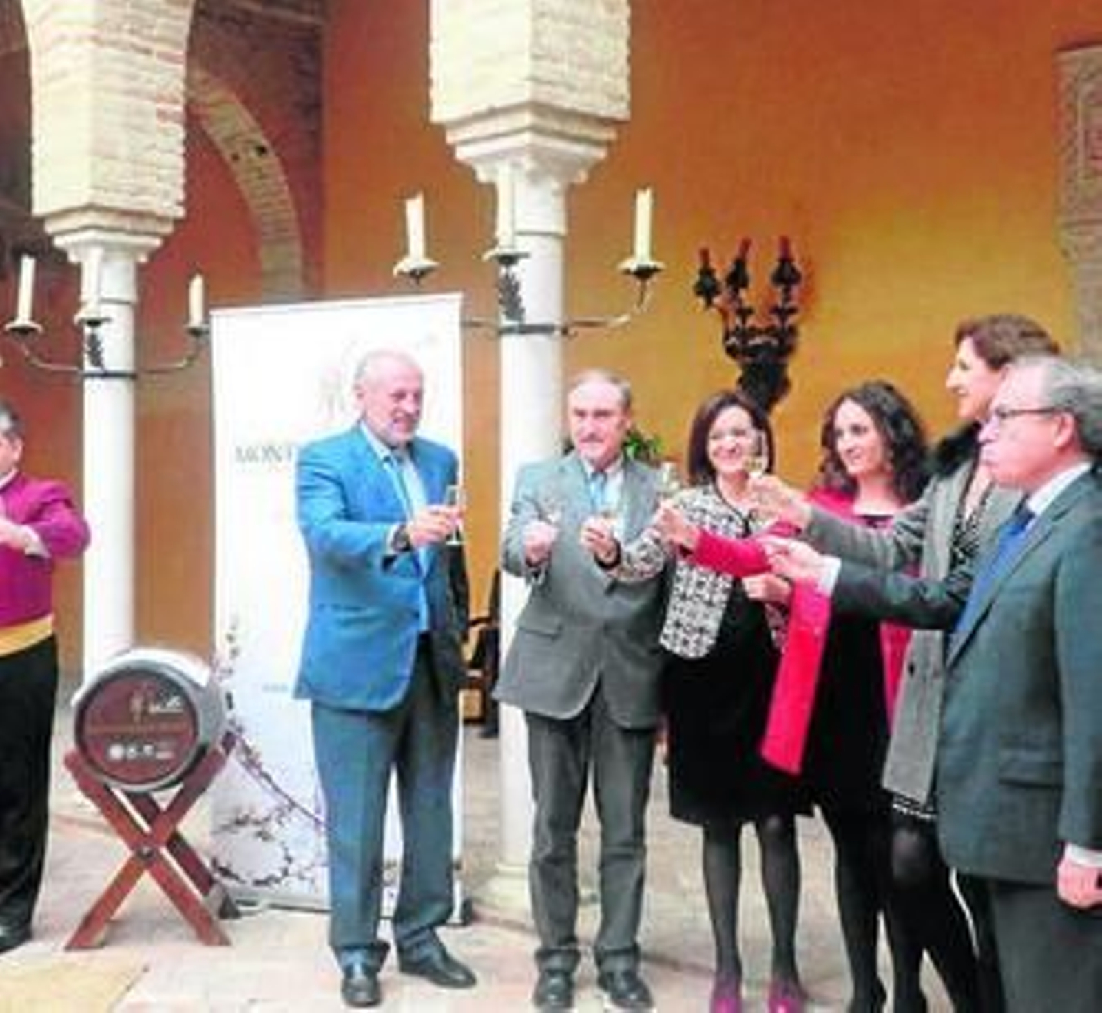 Dirigentes institucionales, ayer en las jornadas.