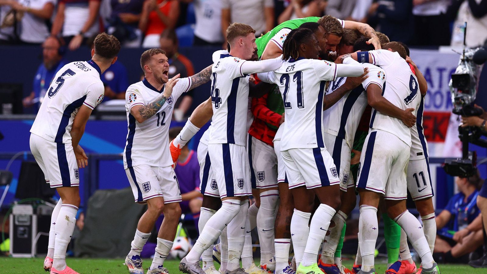 Las mejores fotos del Inglaterra-Eslovaquia